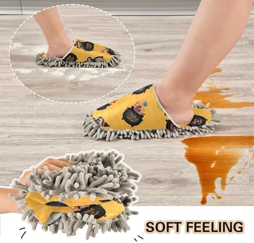 Burbuja Cute Dog Witch Costume Mop Slippers