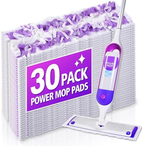WENGROU Power Mop Refills 30 Count Multi-Surface