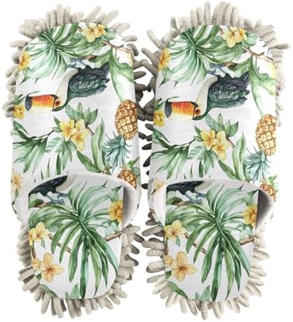 RunningBear Cozy Mop Slippers for Kitchen Floor Cleaning