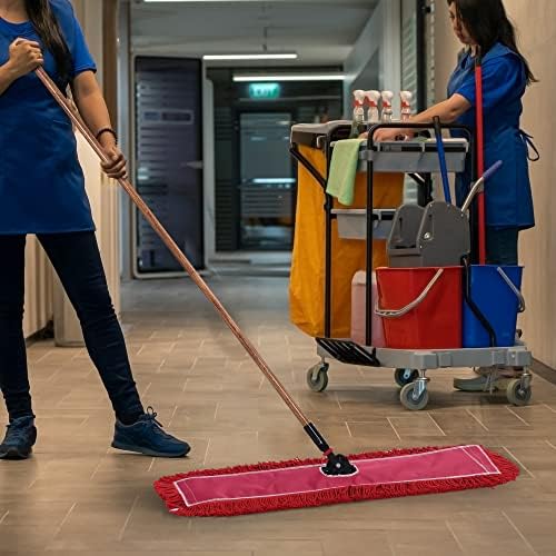 L Luke Supply Matthew Cleaning 36 Inch Cotton Mop Refill 6 Pack