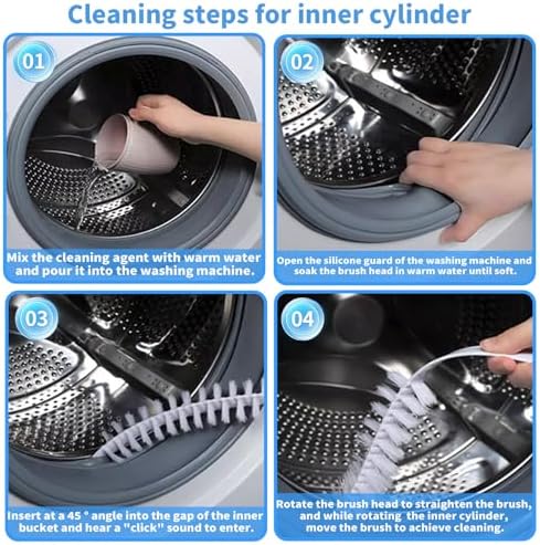 7-Piece Washing Machine Cleaning Brush Set