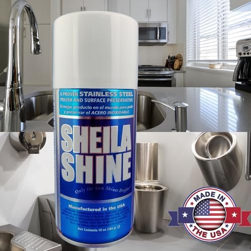 Sheila Shine 2 x 10 Oz Stainless Steel Cleaner Polish Spray