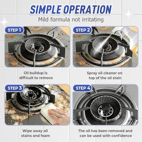 Heavy Duty Oil Stain Remover for Kitchen Surfaces