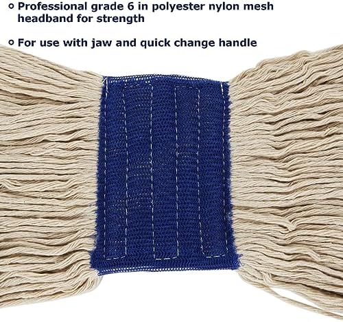 ZOFORTY 6Pc Loop-End Mop Head Refills