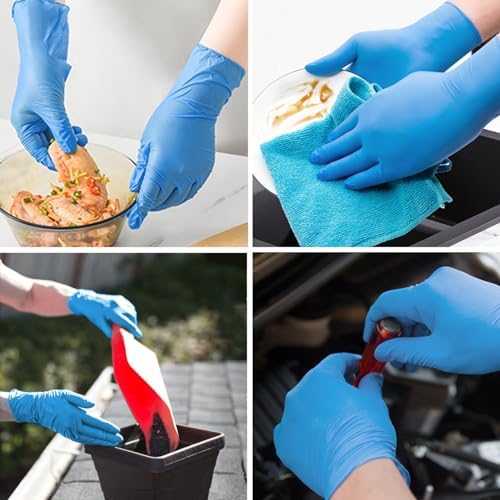Schneider Nitrile Exam Gloves 4 Mil Powder-Free Latex-Free Blue