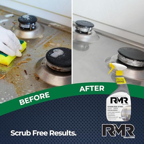 RMR Stainless Steel Cleaner and Polish - 30-Ounce Heavy-Duty Formula