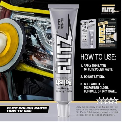 Flitz Multi-Purpose Metal Polish Paste - 176oz Tube