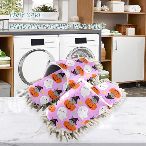 Burbuja Boo Animal Dust Mop Slippers for Women Men