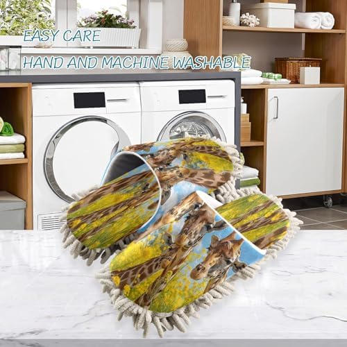Zhirexin Mop Slippers for Home Cleaning Comfort