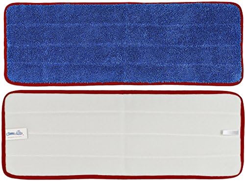 CleanAide All-Purpose Mega Microfiber Mop Pads 6-Pack Red
