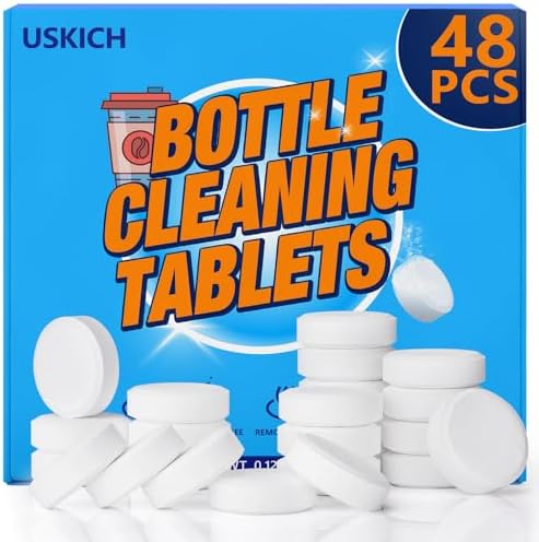 USKICH Water Bottle Cleaning Tablets 48 Pack