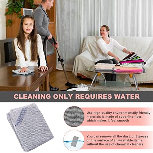 YOLOLOY Enviro Cleaning Cloth 35cm x 35cm Superfine Fiber No Chemicals Needed
