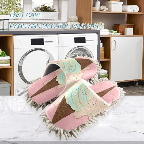 Zhirexin Microfiber Mopping Slippers for Men Women 1