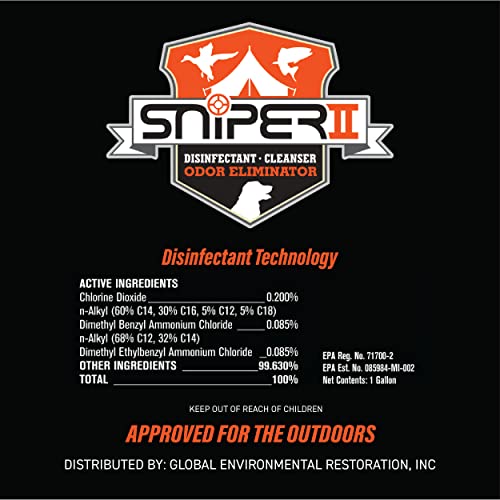 SNiPER II Disinfectant Odor Eliminator 2-Pack