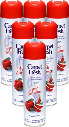 Carpet Fresh 280174 No-Vacuum Foam Odor Eliminator Pack of 6
