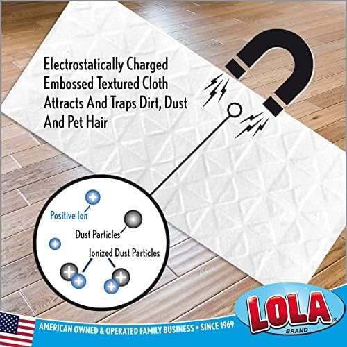 LOLA Dry Sweeping Cloth Refill Pads 11 x 813 32 Pack