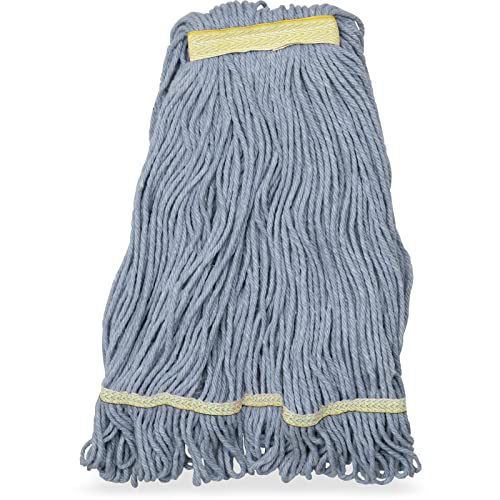 SPARTA Flo-Pac Cotton Mop Head - Narrow Loop Ended with 1 Yellow Band