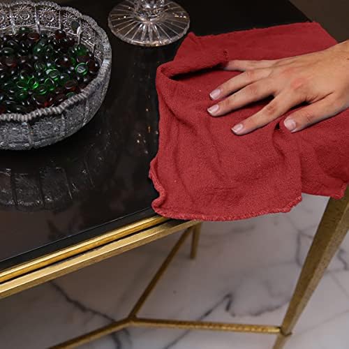Avalon Towels Cotton Cleaning Rags - Pack of 100