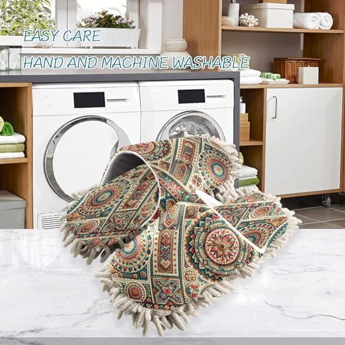Zhirexin Mandala Pattern Cleaning Slippers
