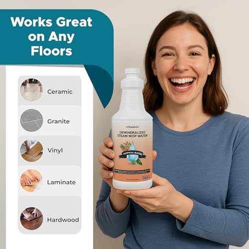 Steam Go Demineralized Water 32 oz for Steam Mops