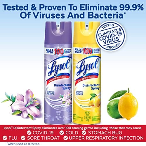 Lysol Disinfectant Spray Bundle 19 Fl Oz