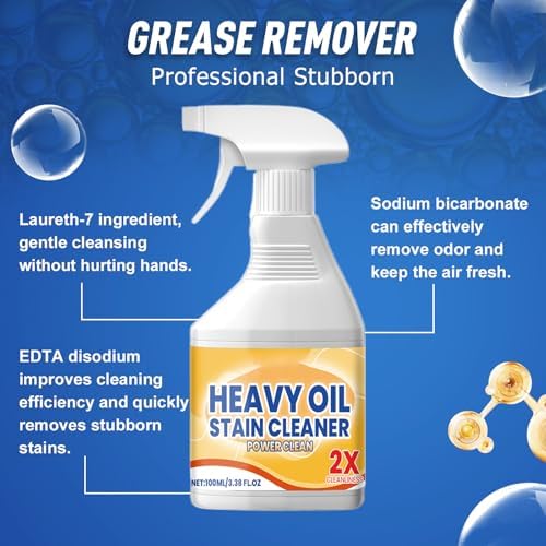 Heavy Duty Oil Stain Remover for Kitchen Surfaces