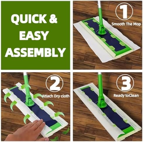 SUZZYVINE XL Dry Mop Pads 80 Count for Swiffer
