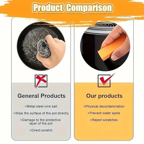 Crayfomo Stainless Steel Scratch Eraser for Kitchen and Bathroom