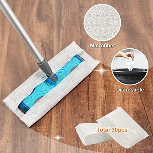 Layers Dust Mop with Reusable Cloths and Dry Pads