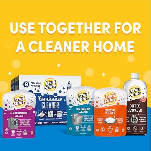Lemi Shine Appliance Cleaner Deodorizer 9 Pouches