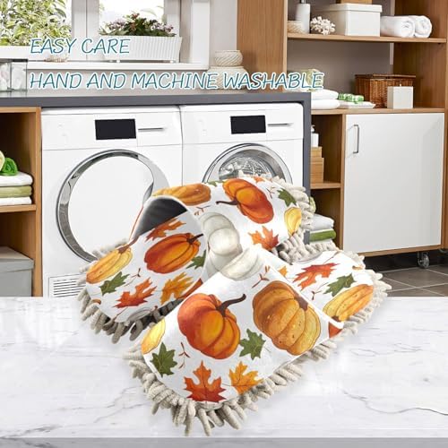Zhirexin Thanksgiving Cartoon Pumpkin Cleaning Slippers 1