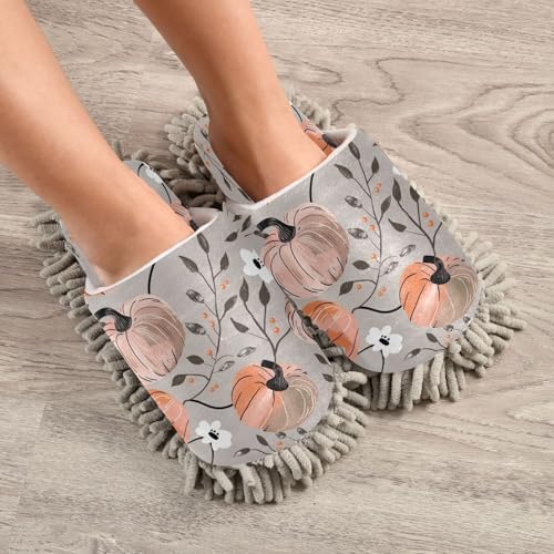 Zhirexin Cleaning Slippers with Microfiber Mop Pad 1