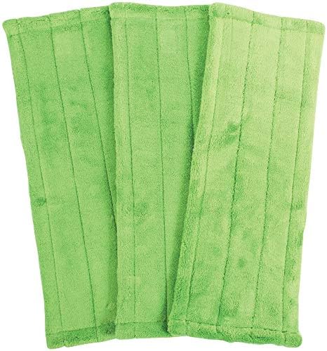 Cen-Tec Systems 94797 Microfiber Mop Heads - 3 Pack Green