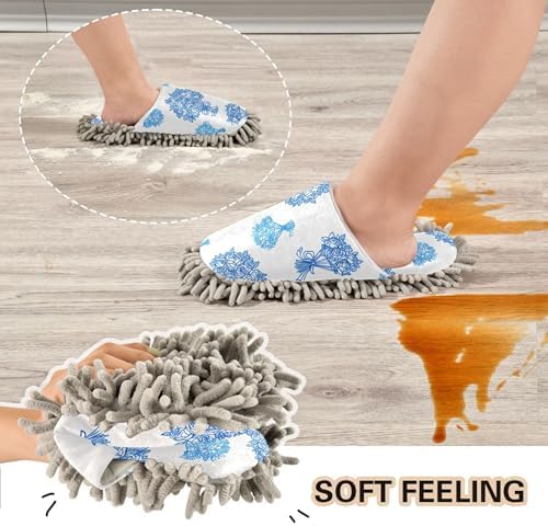 Burbuja Mop Slippers Cleaning Dust Cloths for Home Kitchen