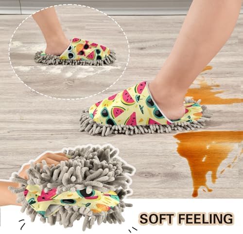 Bulletgxll Watermelon Mopping Slippers L