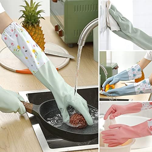 3pcs Waterproof Reusable Kitchen Gloves for Cleaning Laundry and Gardening