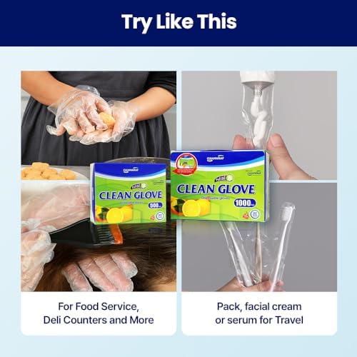 Cleanwrap Disposable Gloves - LDPE BPA Free 6 Length