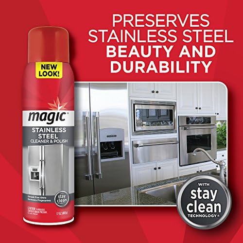 Magic Stainless Steel Cleaner Aerosol 17 Ounce 1