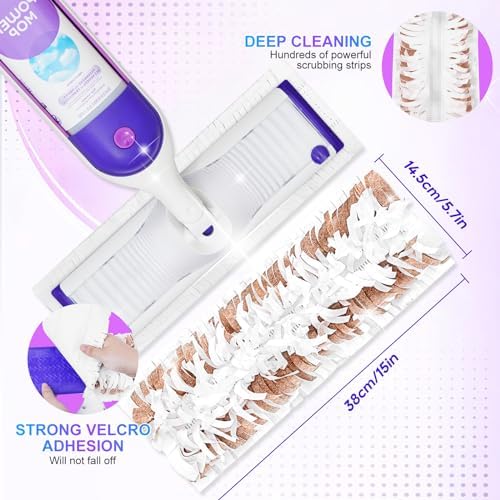 YagoDago Disposable Mop Pads for Swiffer PowerMop 5 Count