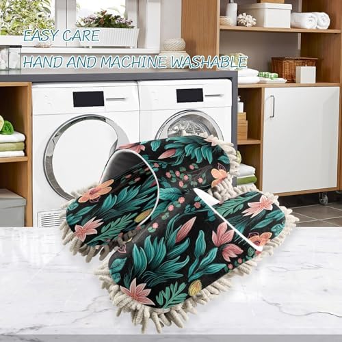 Zhirexin Microfiber Mop Slippers for Kitchen Floor Cleaning