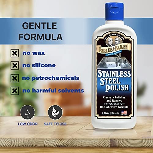 Parker Bailey Stainless Steel Polish - Shine Up Appliances and Kitchen Surfaces