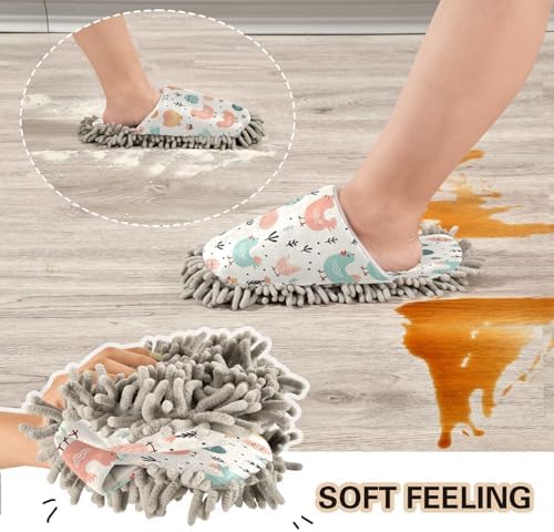 Bulletgxll Mopping Slippers for Floor Cleaning