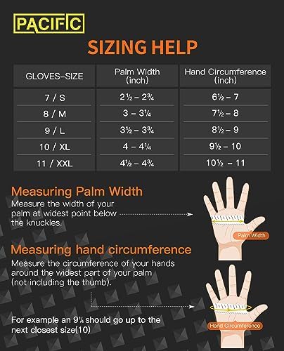 PACIFIC PPE Orange Nitrile Gloves 8 Mil 100 Count