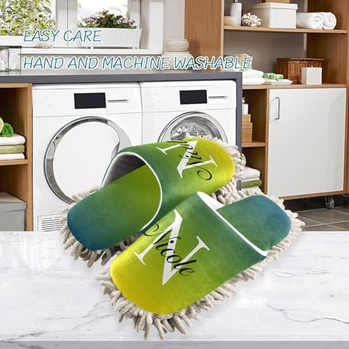 Custom Mop Slippers for Floor Cleaning with Soft Chenille Soles