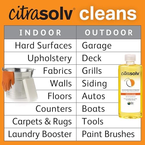 Citra Solv - Concentrated Cleaner Degreaser 16 Fl Oz Natural Non-Toxic