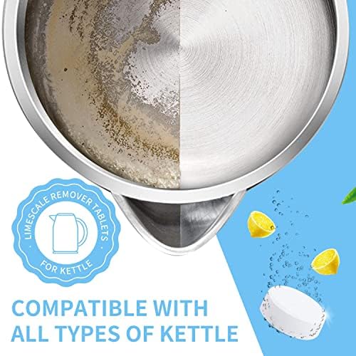 NATRUTH 20-Pack Limescale Remover Tablets for Kettle Coffee Machine