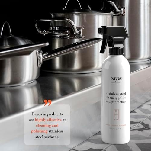 Bayes 16oz Stainless Steel Cleaner Spray 6 Pack