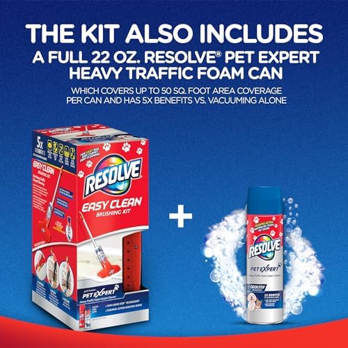 Resolve Pet Expert Easy Clean Carpet Foam Spray Refill 2 Pack