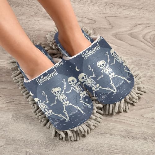 Zhirexin Halloween Skeleton Cleaning Slippers 1