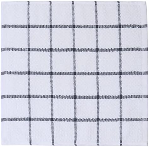 PPAXL Cotton Dish Towels 8pc Set Grey Multi